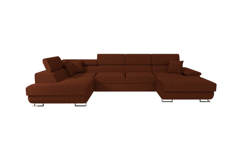 Reginia 4-sits Hörnbäddsoffa Mörkbrun - Möbler - Vardagsrum - Bäddsoffor - Hörnbäddsoffa