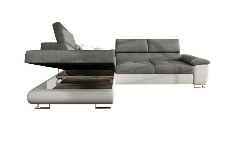 Reginia 4-sits Hörnbäddsoffa NO_BRAND Light green - Möbler - Vardagsrum - Bäddsoffor