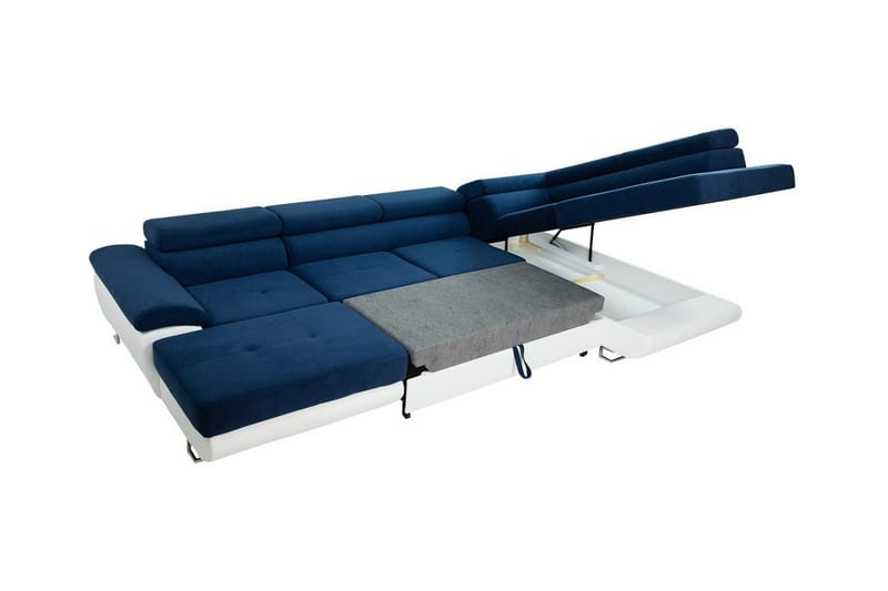 Reginia 4-sits Hörnbäddsoffa Svart - Möbler - Vardagsrum - Bäddsoffor - Hörnbäddsoffa