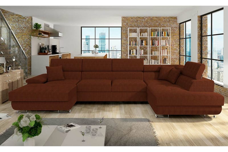 Reginia 4-sits Hörnbäddsoffa - Möbler - Vardagsrum - Bäddsoffor - Hörnbäddsoffa