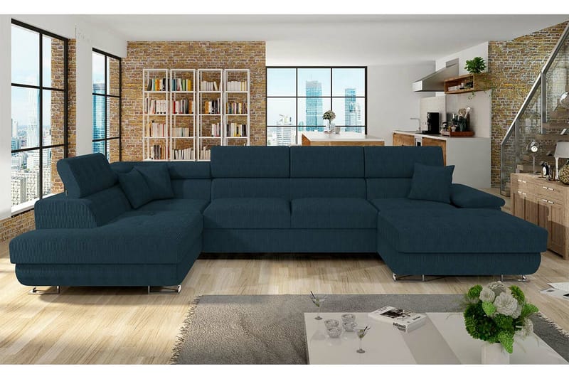 Reginia 4-sits Hörnbäddsoffa - Möbler - Vardagsrum - Bäddsoffor - Hörnbäddsoffa