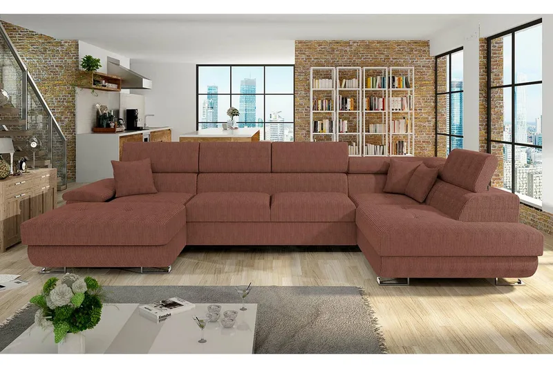 Reginia 4-sits Hörnbäddsoffa - Möbler - Vardagsrum - Bäddsoffor - U bäddsoffa