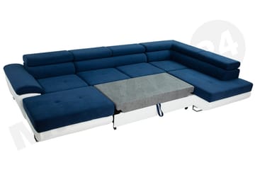 Reginia 6-sits Bäddsoffa - Vit/Grå - Möbler - Vardagsrum - Bäddsoffor - U bäddsoffa
