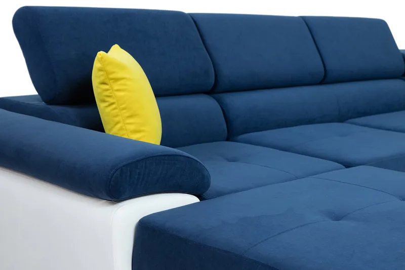 Reginia 6-sits Bäddsoffa - Vit/Grå - Möbler - Vardagsrum - Bäddsoffor - U bäddsoffa