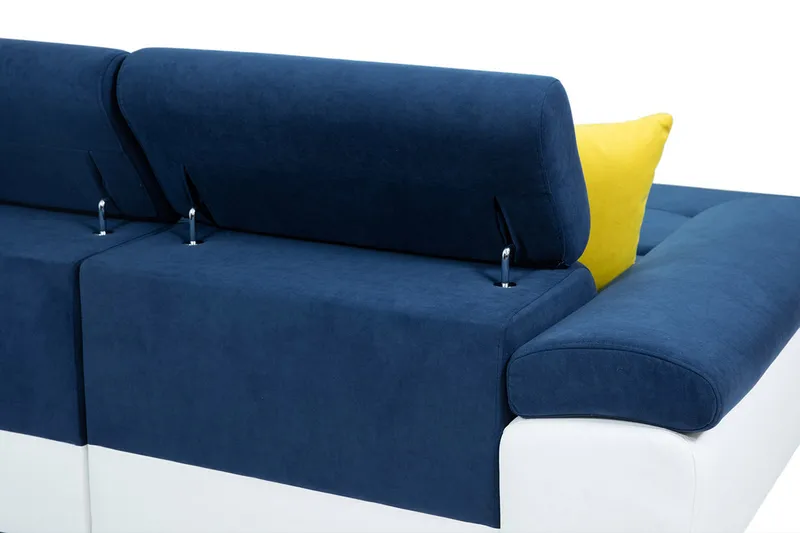 Reginia 6-sits Bäddsoffa - Vit/Grå - Möbler - Vardagsrum - Bäddsoffor - U bäddsoffa