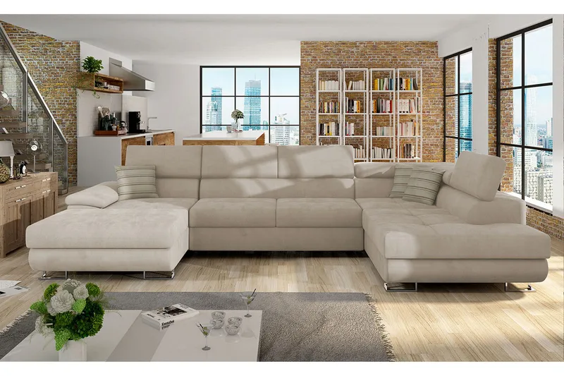 Reginia 6-sits Bäddsoffa - Möbler - Vardagsrum - Bäddsoffor - U bäddsoffa