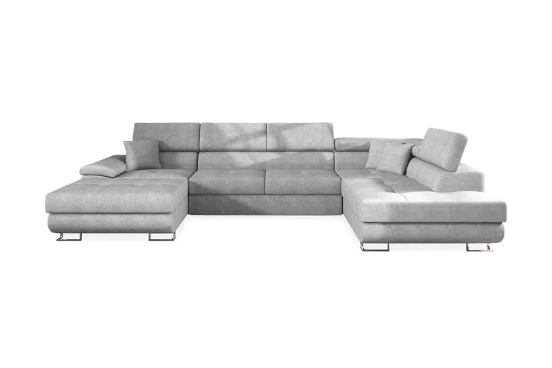 Reginia Bäddsoffa Höger - Grå - Möbler - Vardagsrum - Bäddsoffor - U bäddsoffa