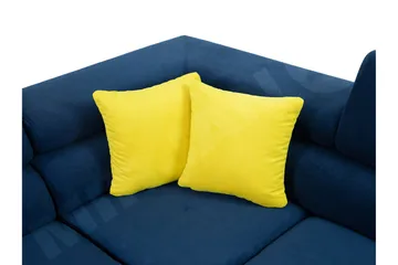 Reginia Bäddsoffa m. Divan och Schäslong Förvaring 4-sits - Grå - Möbler - Vardagsrum - Bäddsoffor - U bäddsoffa