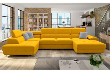 Reginia Bäddsoffa m. Divan och Schäslong - Möbler - Vardagsrum - Bäddsoffor - U bäddsoffa