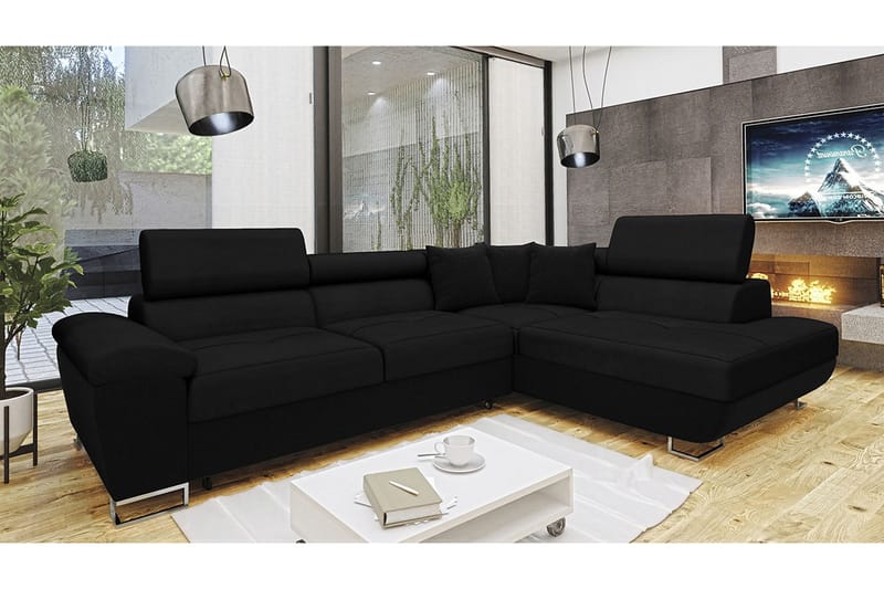 Reginia Bäddsoffa m. Schäslong L-formad - Möbler - Vardagsrum - Bäddsoffor