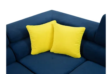 Reginia Bäddsoffa med Divan och Schäslong 4-sits i Konstläder - Vit/Grå - Möbler - Vardagsrum - Bäddsoffor - U bäddsoffa