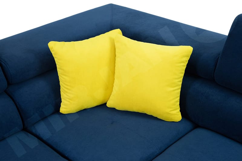 Reginia Bäddsoffa Vänster - Grå/Svart - Möbler - Vardagsrum - Bäddsoffor - U bäddsoffa