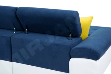 Reginia Bäddsoffa Vänster - Grå/Svart - Möbler - Vardagsrum - Bäddsoffor - U bäddsoffa