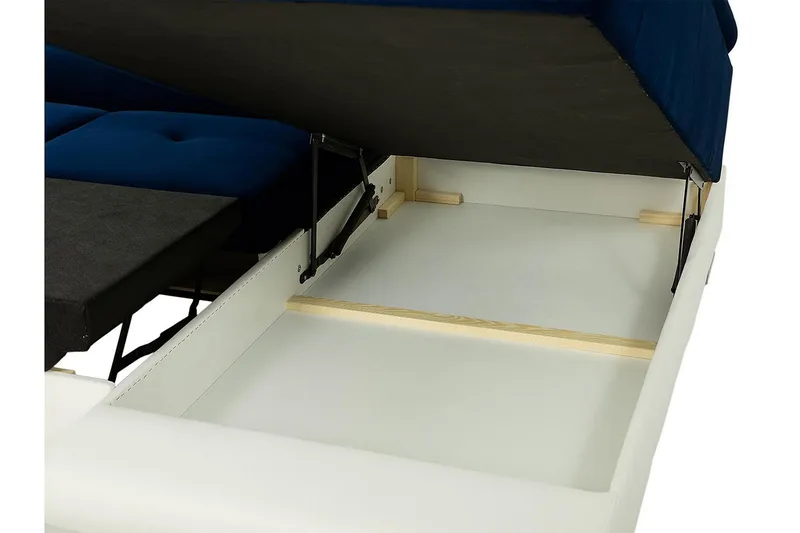 Reginia U-bäddsoffa - Vit/Grå - Möbler - Vardagsrum - Bäddsoffor