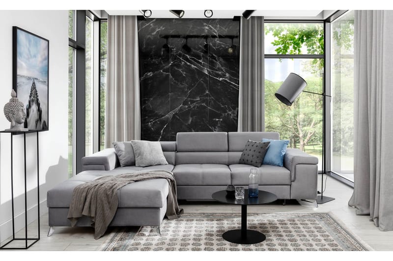 Ricardone 3-sits Bäddsoffa m. Divan - Brun - Möbler - Vardagsrum - Bäddsoffor