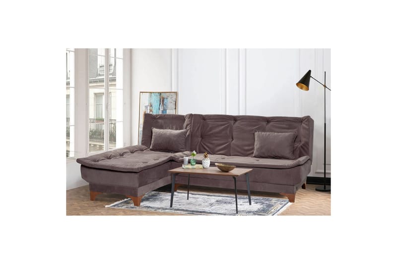 Riversdale Bäddsoffa m. Divan 4-sits - Antracit - Möbler - Vardagsrum - Bäddsoffor