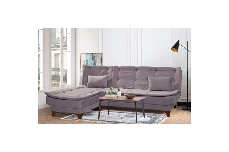 Riversdale Bäddsoffa m. Divan 4-sits - Ljusgrå - Möbler - Vardagsrum - Bäddsoffor