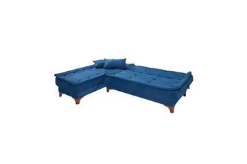 Riversdale Bäddsoffa m. Divan 4-sits - Mörkblå - Möbler - Vardagsrum - Bäddsoffor