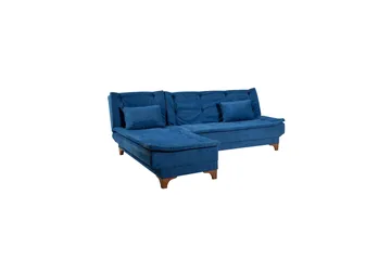 Riversdale Bäddsoffa m. Divan 4-sits - Mörkblå - Möbler - Vardagsrum - Bäddsoffor