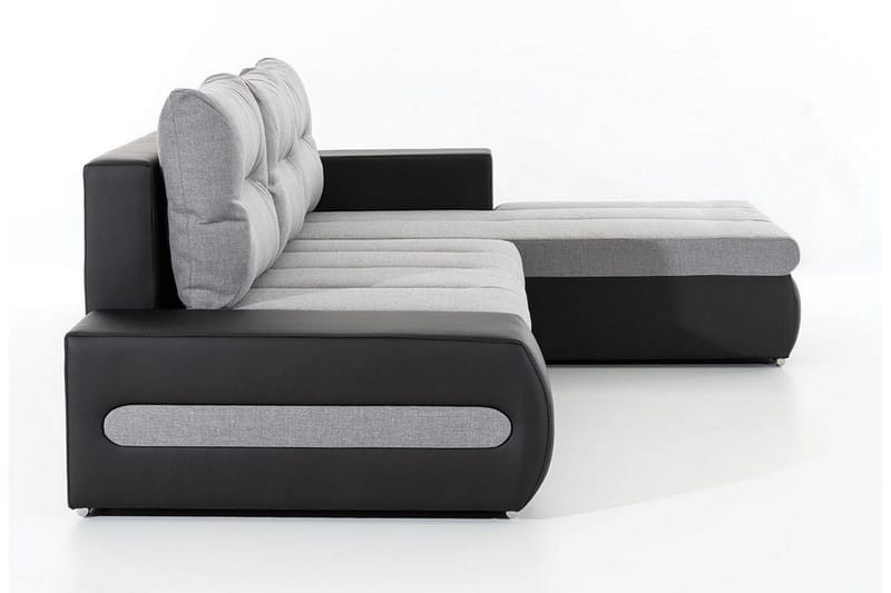 Rodeche 3-sits Bäddsoffa m. Divan med Förvaring - Ljusgrå - Möbler - Vardagsrum - Bäddsoffor