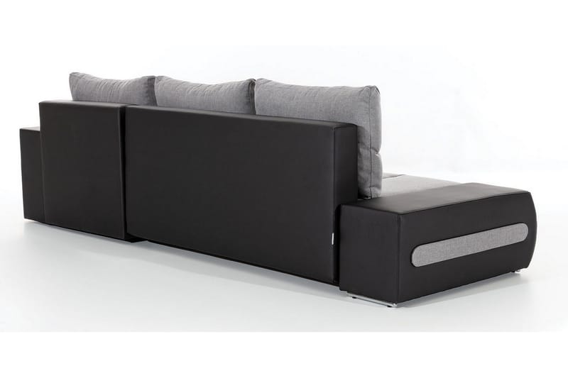 Rodeche 3-sits Bäddsoffa m. Divan med Förvaring - Ljusgrå - Möbler - Vardagsrum - Bäddsoffor