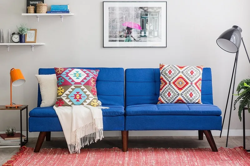 Ronne Bäddsoffa 180 cm - Blå - Möbler - Vardagsrum - Bäddsoffor