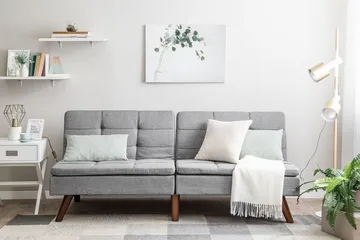 Ronne Bäddsoffa 180 cm - Grå - Möbler - Vardagsrum - Bäddsoffor