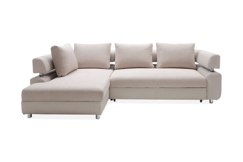 ROXANNE L-Bäddsoffa Vänster Beige - Beige - Möbler - Vardagsrum - Bäddsoffor