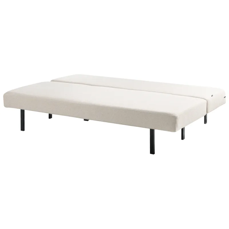 Roykka Rektangulär Bäddsoffa 136x201 cm i Tyg - Ljusbeige - Möbler - Vardagsrum - Bäddsoffor