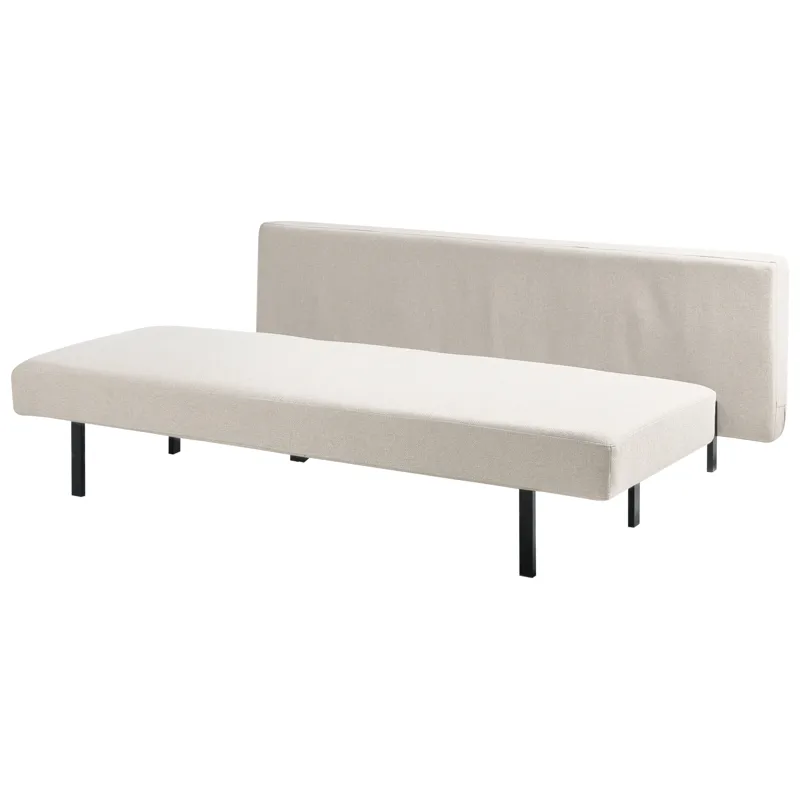 Roykka Rektangulär Bäddsoffa 136x201 cm i Tyg - Ljusbeige - Möbler - Vardagsrum - Bäddsoffor