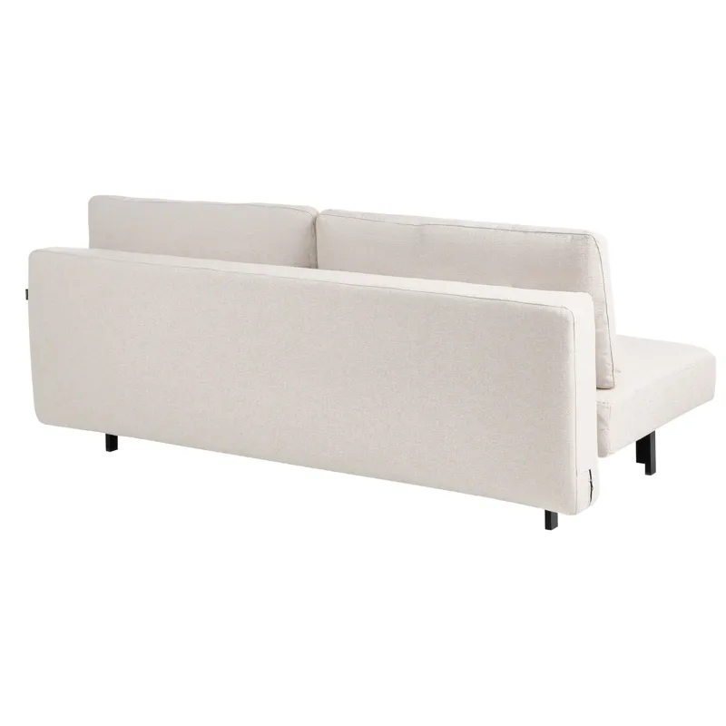 Roykka Rektangulär Bäddsoffa 136x201 cm i Tyg - Ljusbeige - Möbler - Vardagsrum - Bäddsoffor