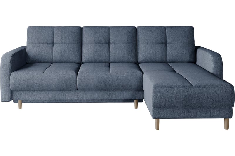 Saimon Bäddsoffa m. Divan med Förvaring 3-sits - Mörkblå - Möbler - Vardagsrum - Bäddsoffor