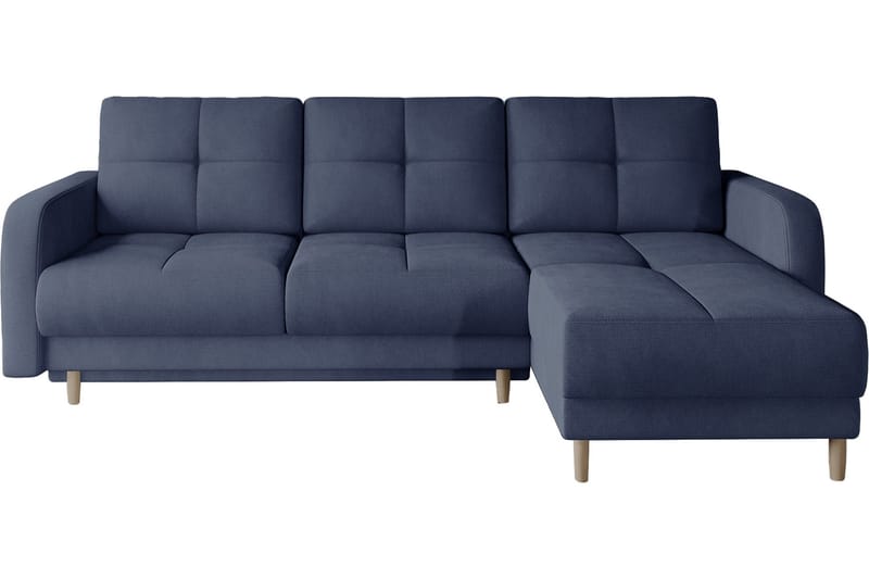Saimon Bäddsoffa m. Divan med Förvaring 3-sits - Mörkblå - Möbler - Vardagsrum - Bäddsoffor