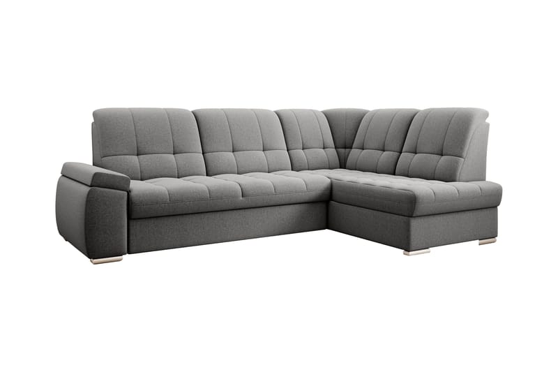 Sajana Bäddsoffa m. Schäslong 3-sits - Grå - Möbler - Vardagsrum - Bäddsoffor