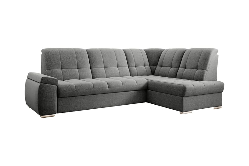 Sajana Bäddsoffa m. Schäslong 3-sits - Grå - Möbler - Vardagsrum - Bäddsoffor