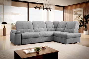 Sajana Bäddsoffa m. Schäslong 3-sits - Grå - Möbler - Vardagsrum - Bäddsoffor