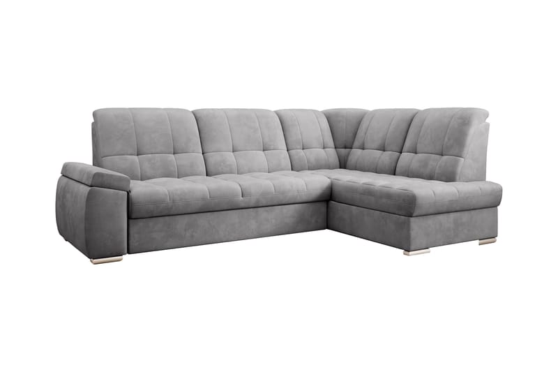 Sajana Bäddsoffa m. Schäslong 3-sits - Grå - Möbler - Vardagsrum - Bäddsoffor