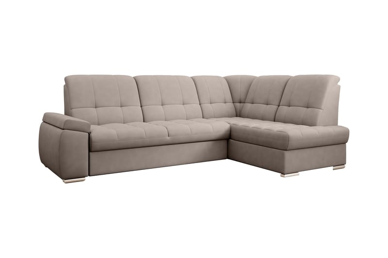 Sajana Bäddsoffa m. Schäslong 3-sits, Grå