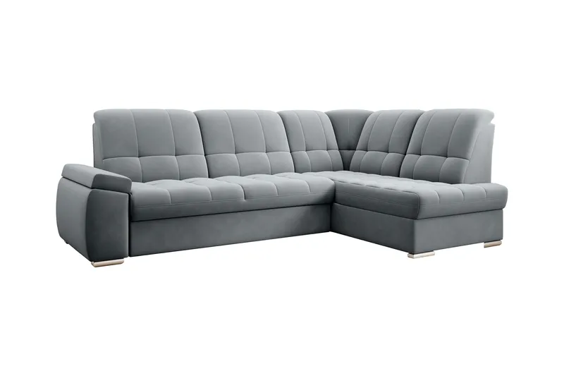 Sajana Bäddsoffa m. Schäslong 3-sits - Grå - Möbler - Vardagsrum - Bäddsoffor