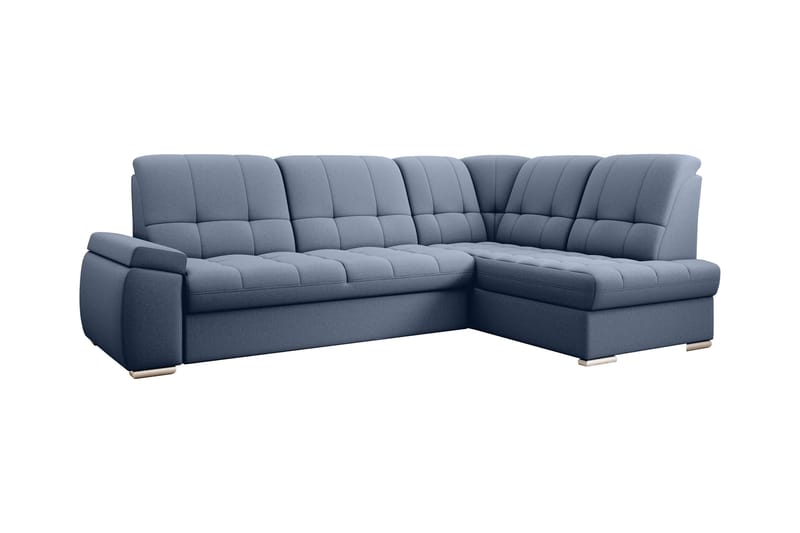 Sajana Bäddsoffa m. Schäslong 3-sits - Mörkblå - Möbler - Vardagsrum - Bäddsoffor