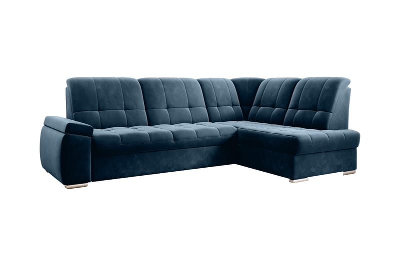 Sajana Bäddsoffa m. Schäslong 3-sits - Mörkblå - Möbler - Vardagsrum - Bäddsoffor