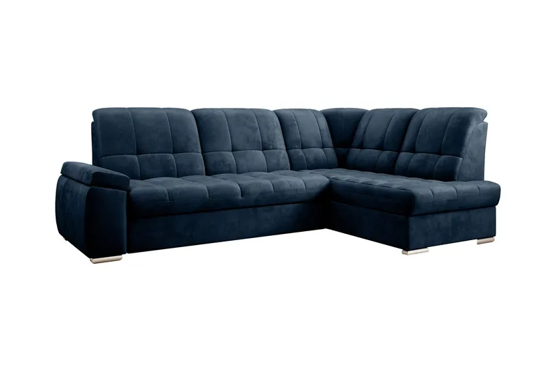 Sajana Bäddsoffa m. Schäslong 3-sits - Mörkblå - Möbler - Vardagsrum - Bäddsoffor