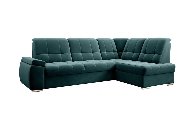 Sajana Bäddsoffa m. Schäslong 3-sits - Mörkgrön - Möbler - Vardagsrum - Bäddsoffor