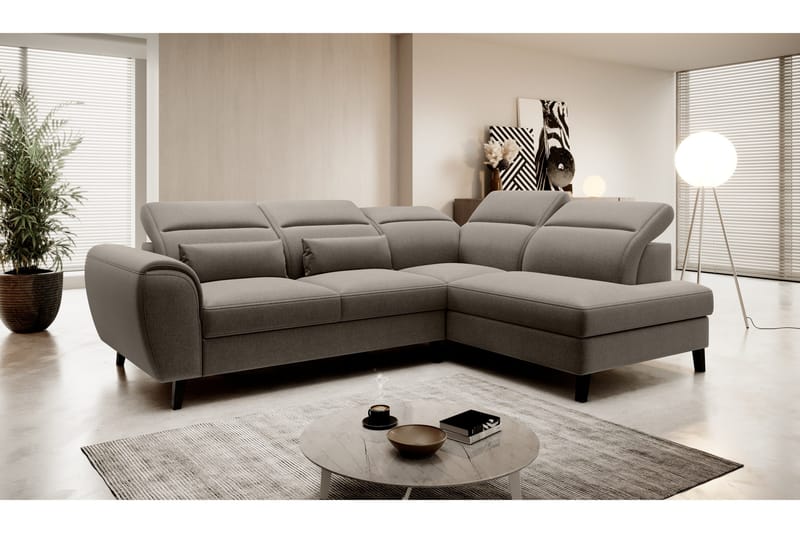 Sajda Bäddsoffa m. Schäslong 3-sits - Beige - Möbler - Vardagsrum - Bäddsoffor
