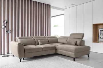 Sajda Bäddsoffa m. Schäslong 3-sits - Beige - Möbler - Vardagsrum - Bäddsoffor