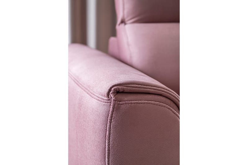 Sajda Bäddsoffa m. Schäslong 3-sits - Rosa - Möbler - Vardagsrum - Bäddsoffor