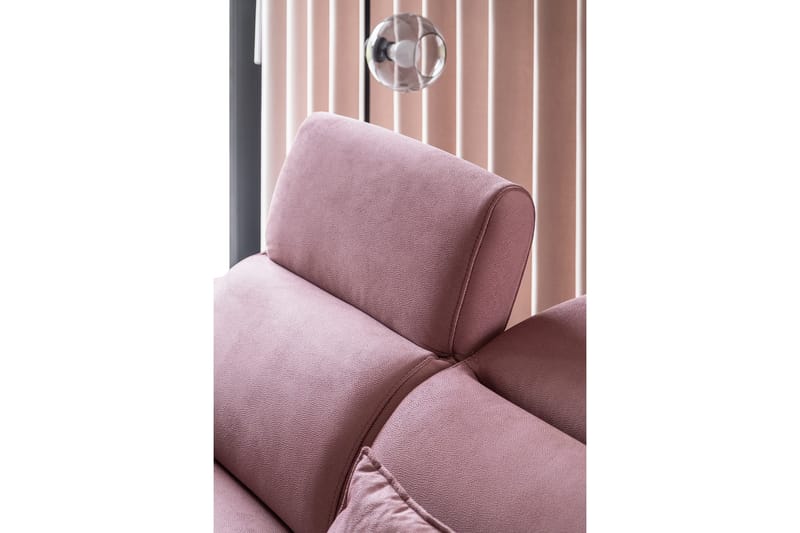 Sajda Bäddsoffa m. Schäslong 3-sits - Rosa - Möbler - Vardagsrum - Bäddsoffor