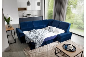 Sajmon Bäddsoffa m. Schäslong 3-sits - Grå - Möbler - Vardagsrum - Bäddsoffor
