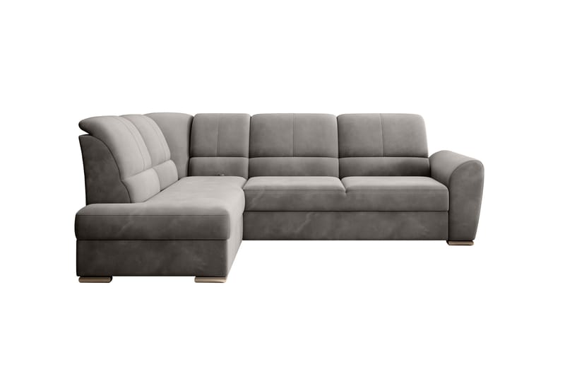 Sajmon Bäddsoffa m. Schäslong 3-sits - Grå - Möbler - Vardagsrum - Bäddsoffor