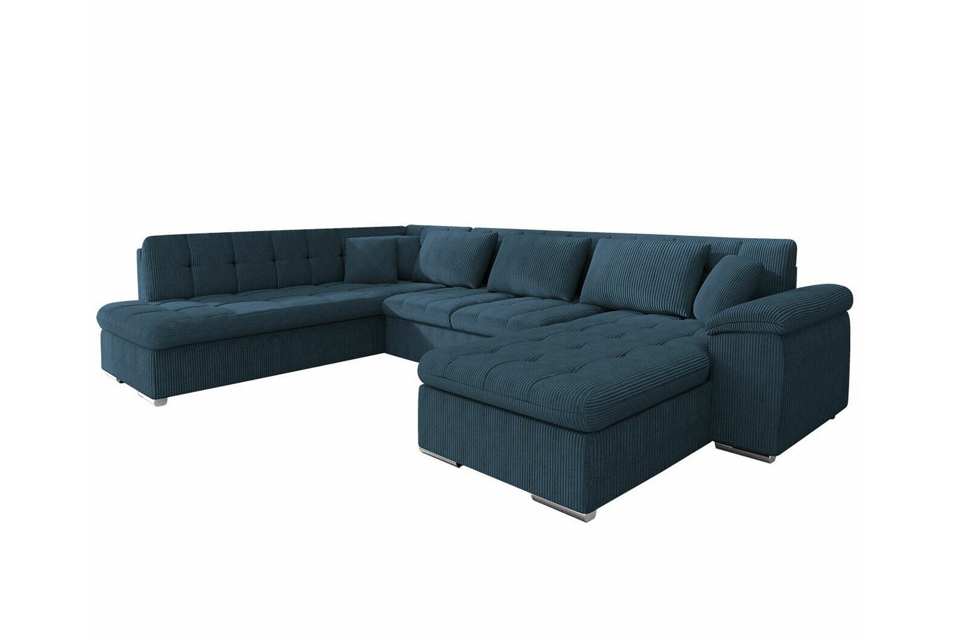 sakri 5-sits hörnbäddsoffa dark blue -